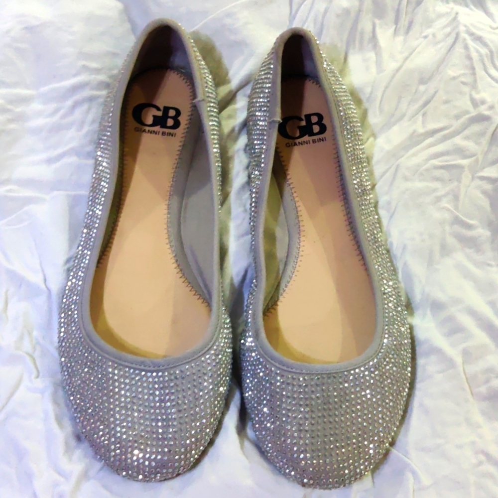 Gianni Bini Rhinestone Flat Shoes